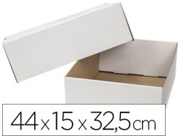 Caja embalaje cartón con tapa y fondo 430x320x150 mm.